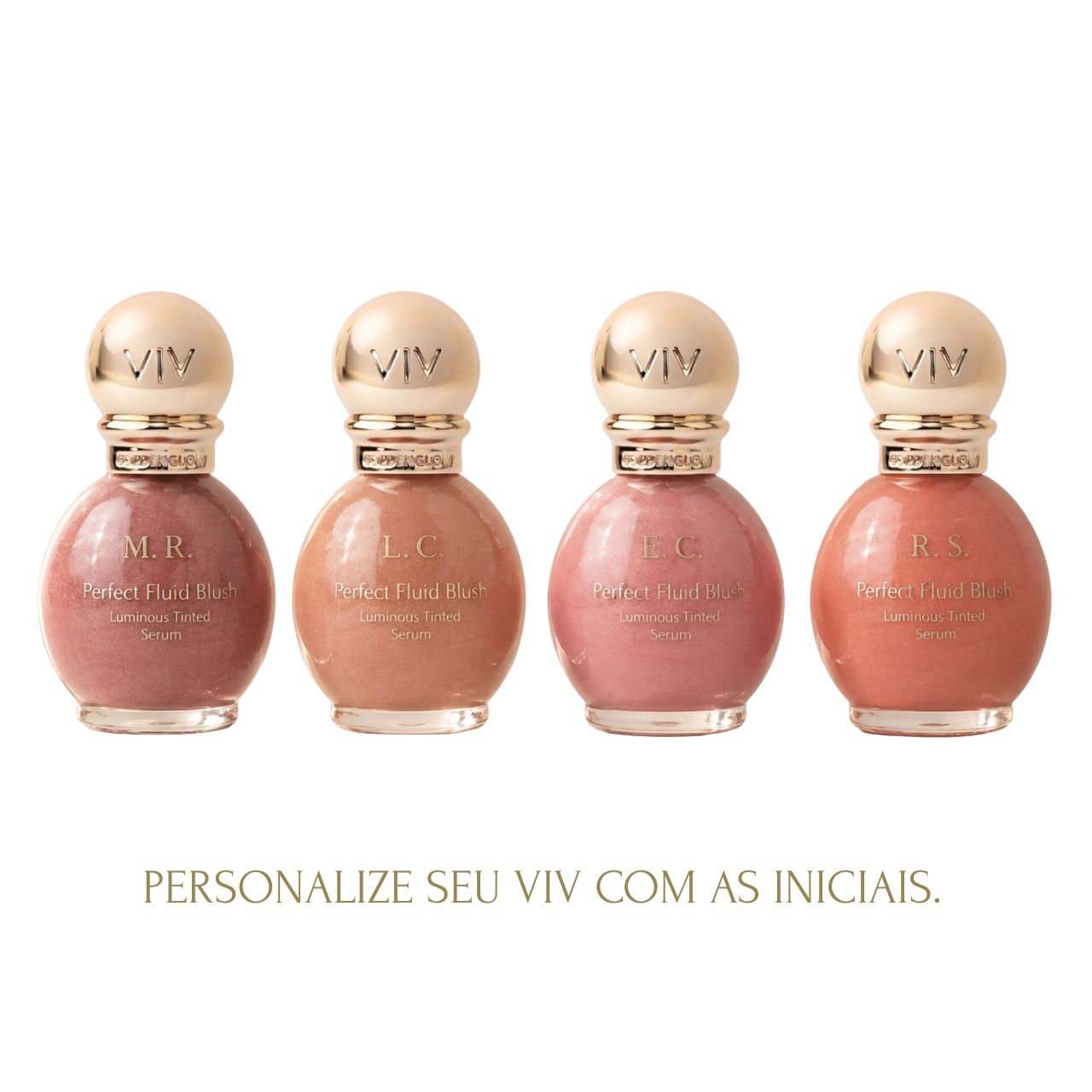 Monte seu kit COMPLETO: BLUSH + ILUMINADOR + LIP GLOW + LIPSTICK