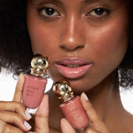 KIT LÁBIOS ROSE: Batom Liquido + Lip Glow