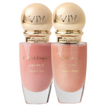 KIT LÁBIOS ROSE: Batom Liquido + Lip Glow