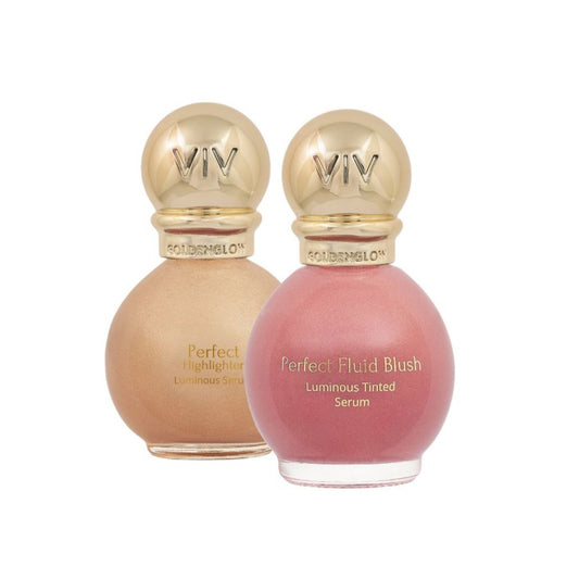 KIT PERFEITO 03: Blush Rose + Iluminador Gold